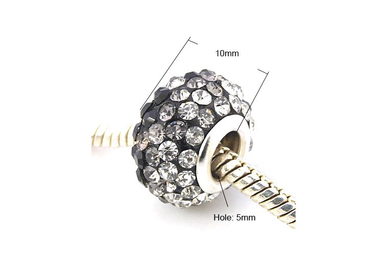 ROND.MM.15*10 STRASS CAT.A JET/BL.DI
