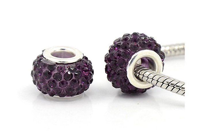 ROND.MM.15*10 STRASS CAT.A AMETHYST
