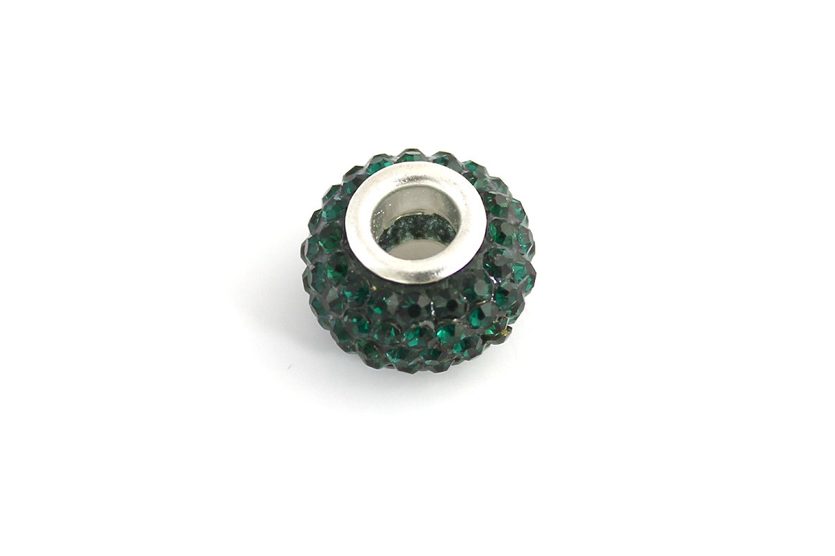 ROND.MM.15*10 STRASS CAT.A EMERALD