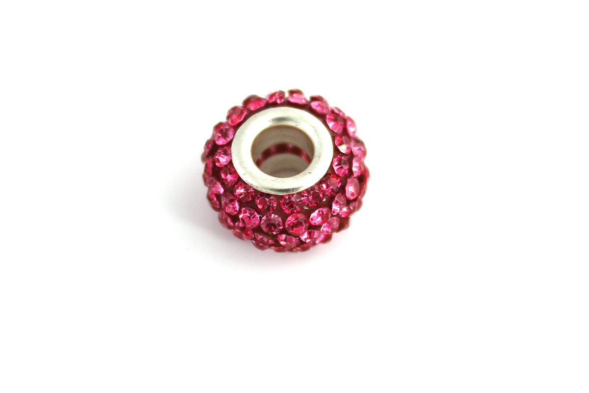 ROND.MM.15*10 STRASS CAT.A ROSE