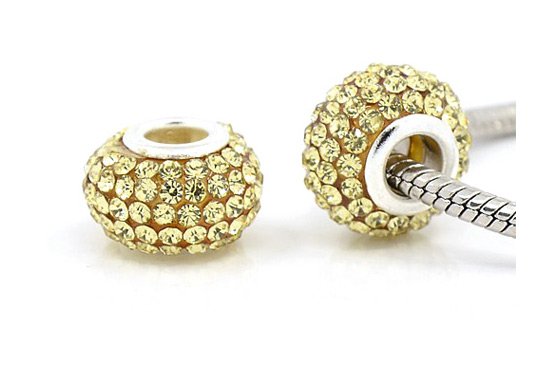ROND.MM.15*10 STRASS CAT.A JONQUIL