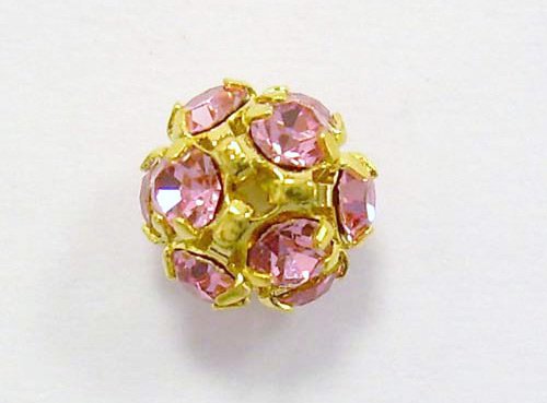 STRASS-BALL mm.6 col.rosa chiaro