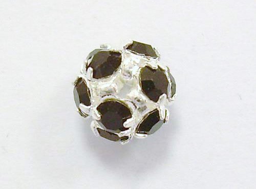STRASS-BALL mm.6 col.nero