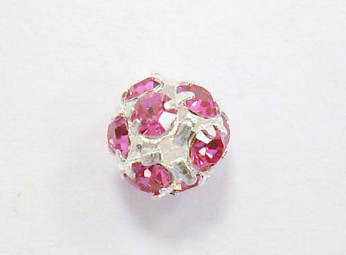mm.6 strass-ball fucsia silver