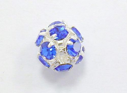 mm.6 strass-ball bluette silver