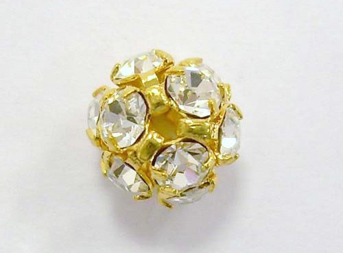 STRASS-BALL mm.8 col.oro
