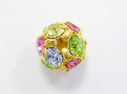 STRASS-BALL mm.8 col.MC DORATE