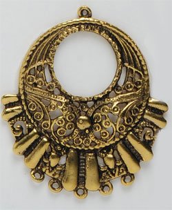 PENDENTE IN FILIGRANA ORO ANTICO