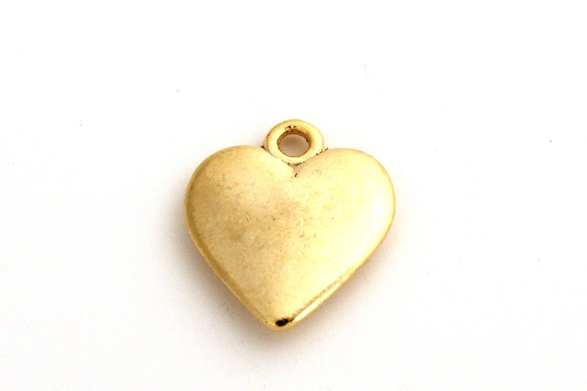 PEND.MET.CUORE LISCIO MM.16*14 ORO