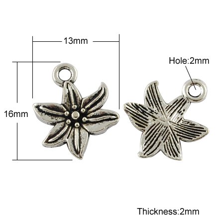 PEND.MET.STELLA ALPINA MM.16*13 ARG.