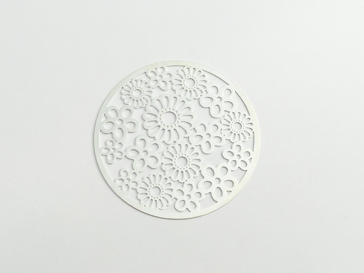 ORECCH.FILIGR.TONDO MM.45 COL.ARG.