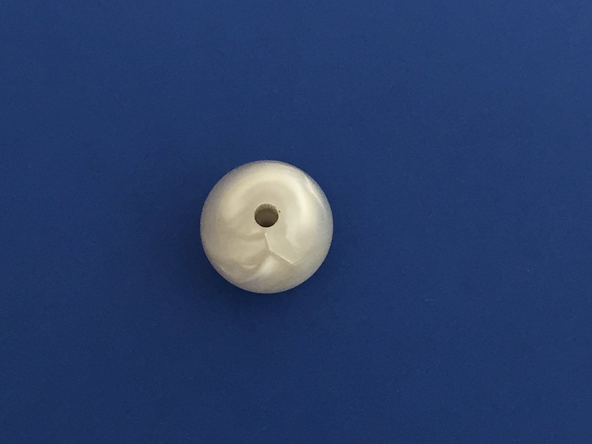 TONDA MADREPERLA MM.20 BIANCO