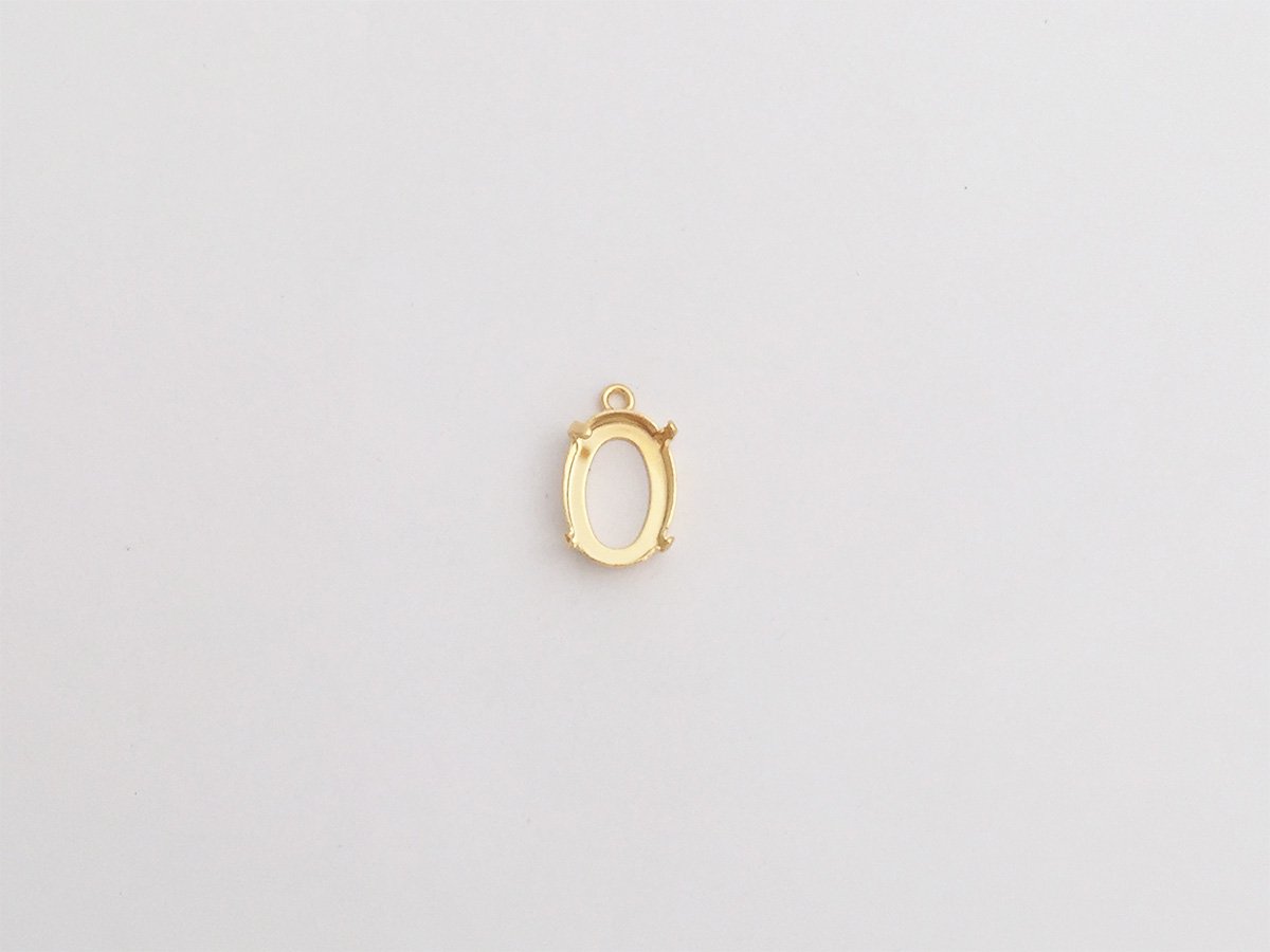 PEND.OVALE X CAB.MM.18×13 ORO