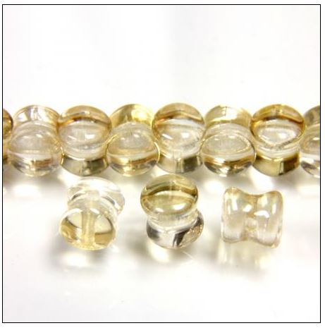 PELLET VETRO MM.6*4 GOLDEN SHADE