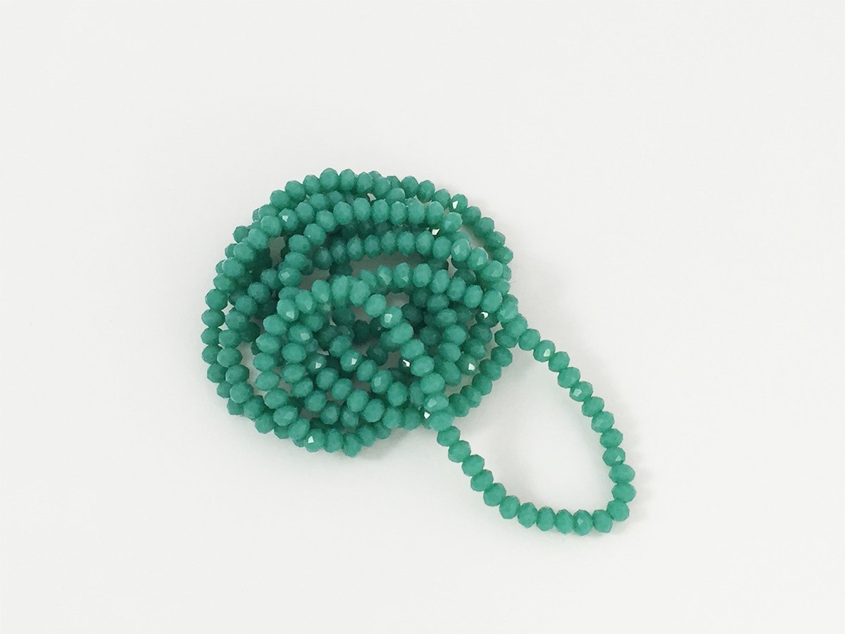 PERLA VETRO SFACET.MM.3×4 MENTA