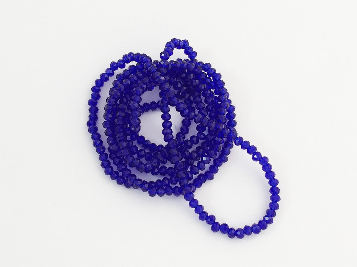 PERLA VETRO SFACET.MM.3×4 BLUETTE