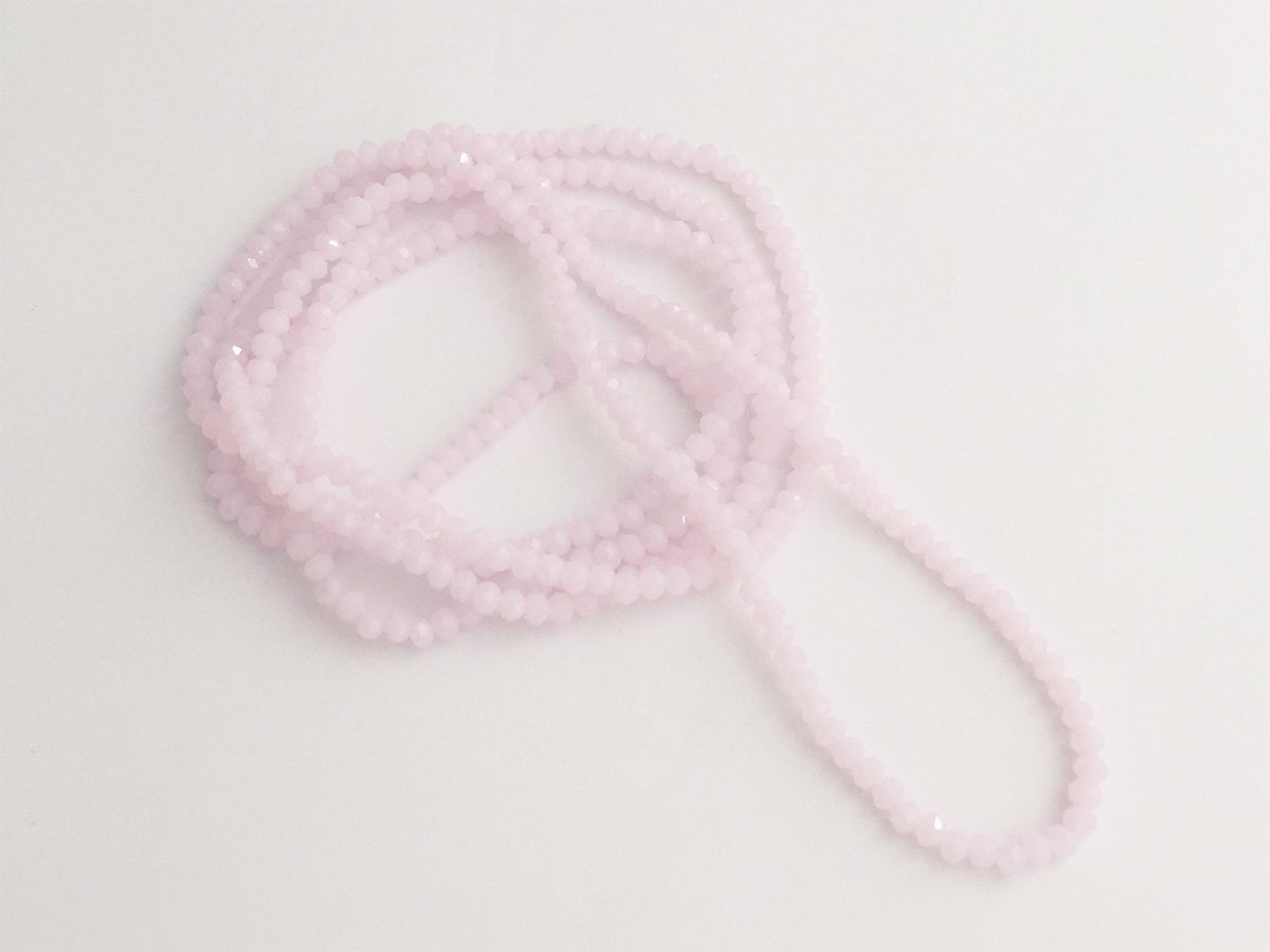 PERLA VETRO SFACET.MM.3×4 ROSE ALABA