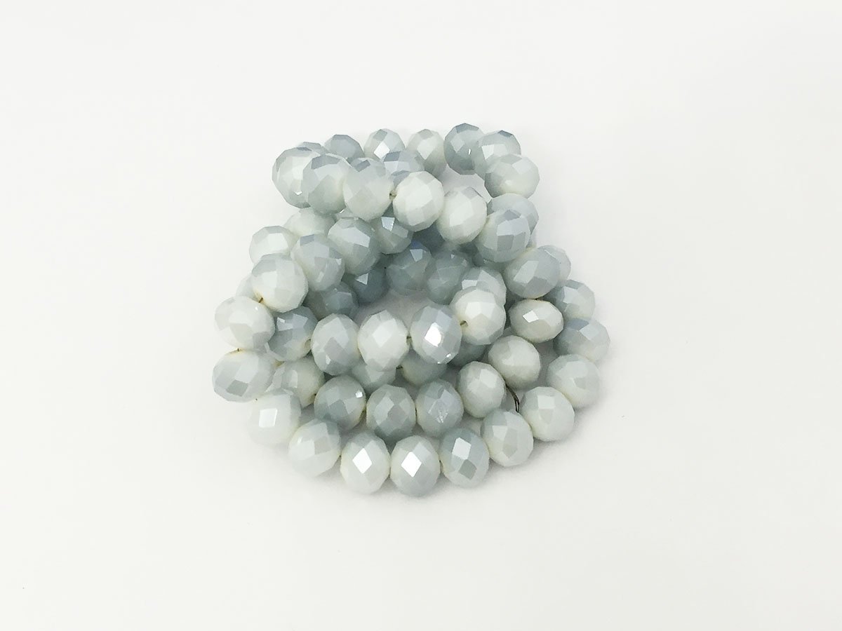 CIPOLLE CRIST.OPAL MM.6×8 WHITE GREY