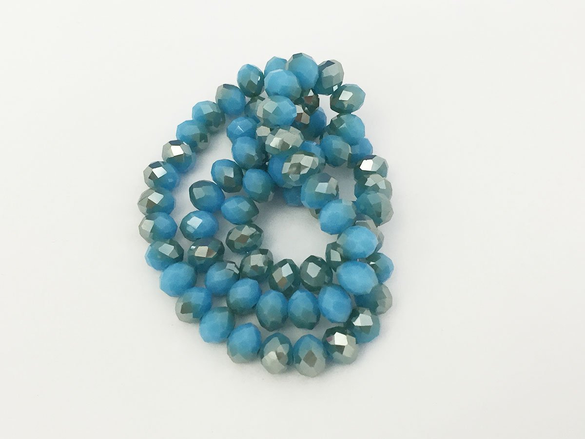 CIPOLLE CRIST.OPAL MM. 8×10 TURQUOIS