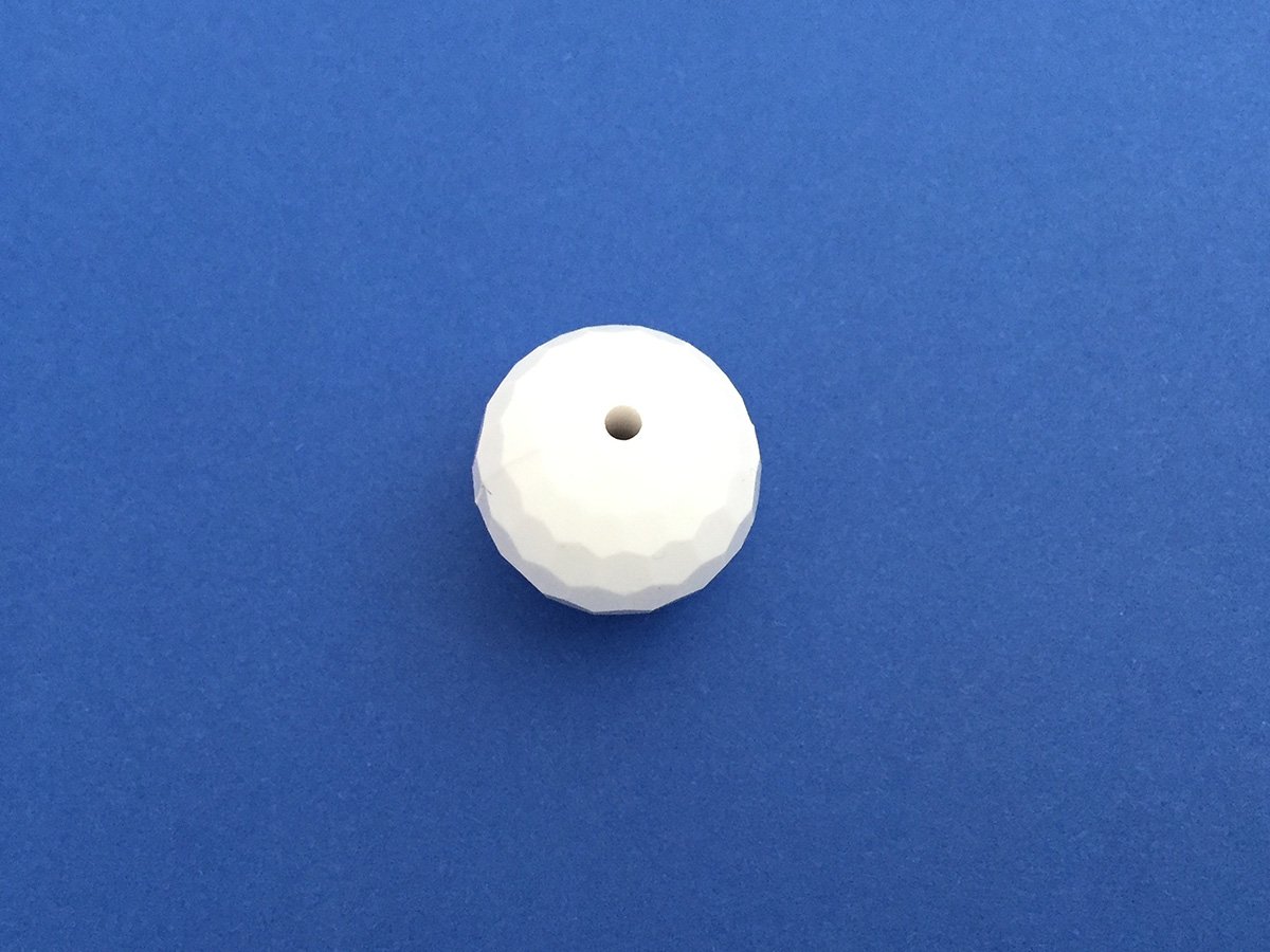 PERLA TONDA SFAC.MM.20 BIANCO