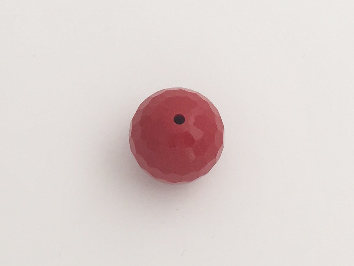 PERLA TONDA SFAC.MM.25 ROSSO MEDIO