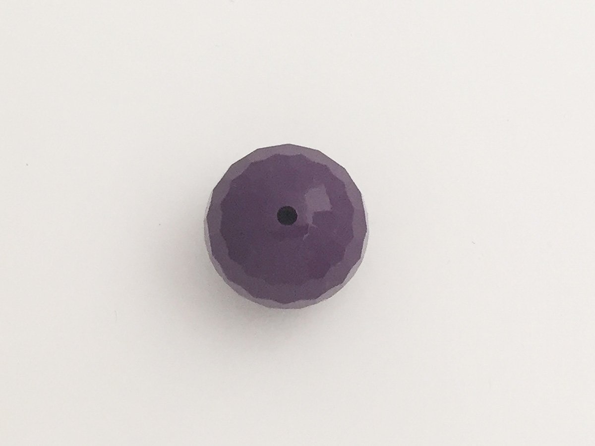 PERLA TONDA SFAC.MM.25 VIOLA SCURO