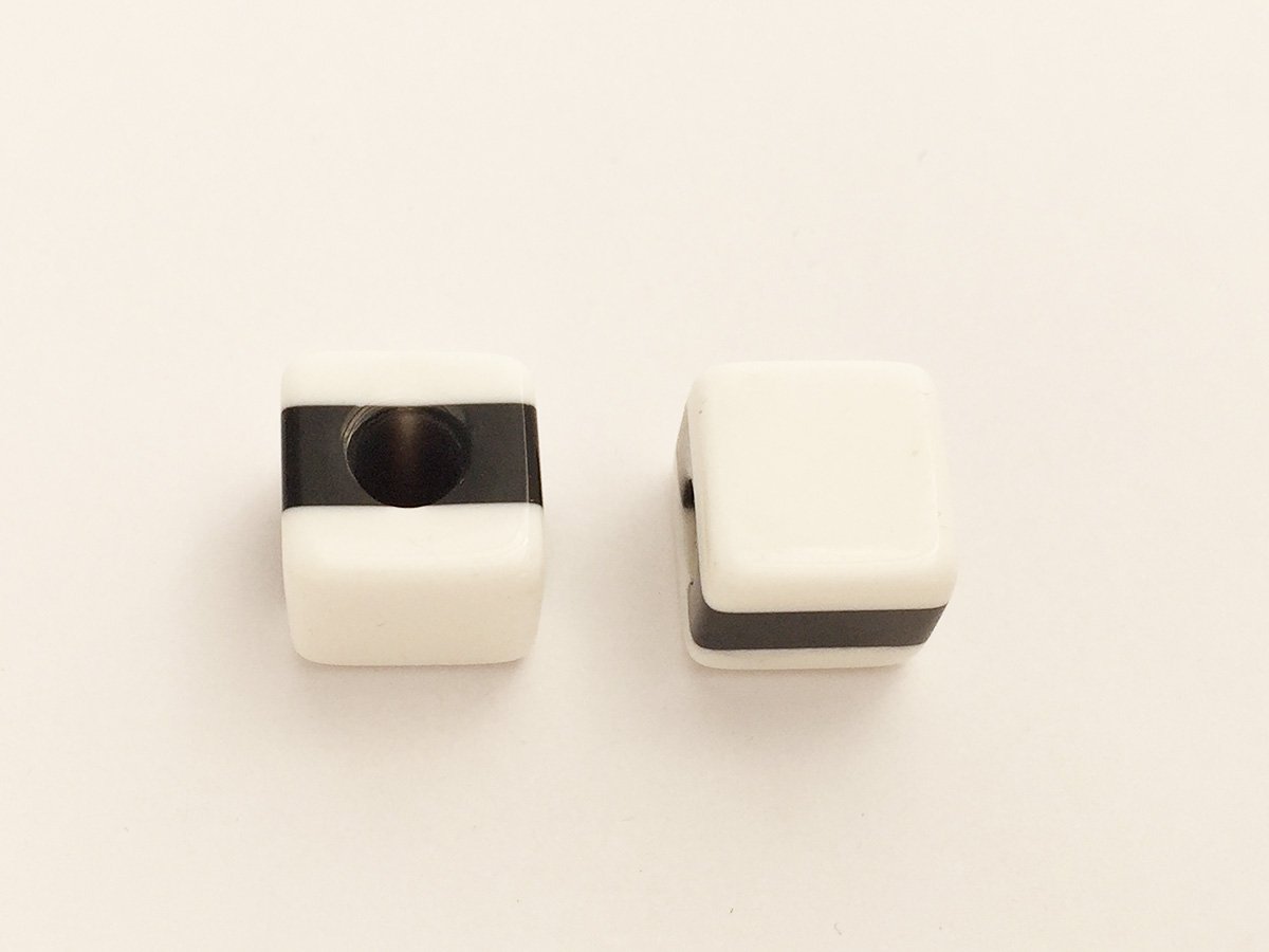 CUBO MULTI RIGHE MM.12*12 BIANCO/NER