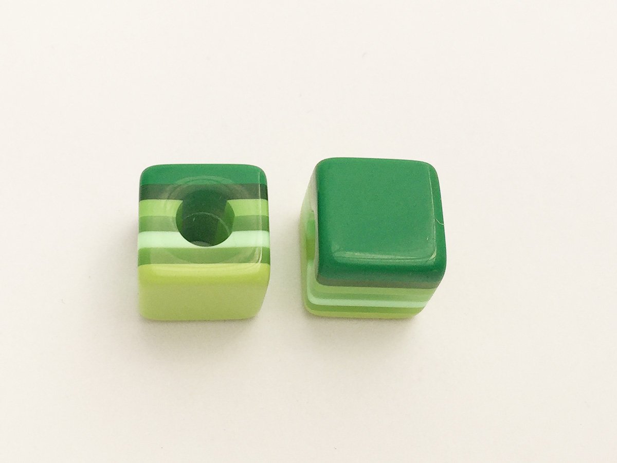 CUBO MULTI RIGHE MM.12*12 VERDE/VERD