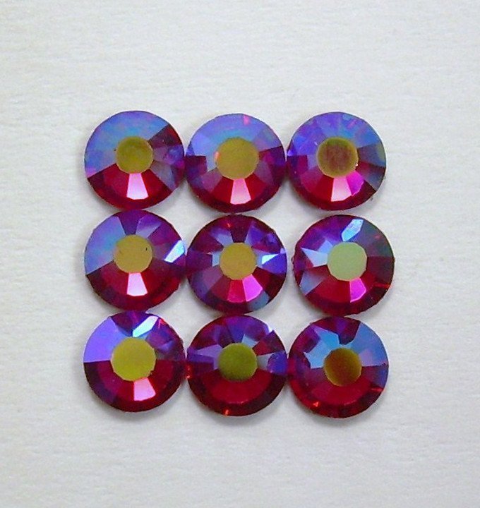 PRECIOSA STRASS HOT FIX SS20 RUBY AB