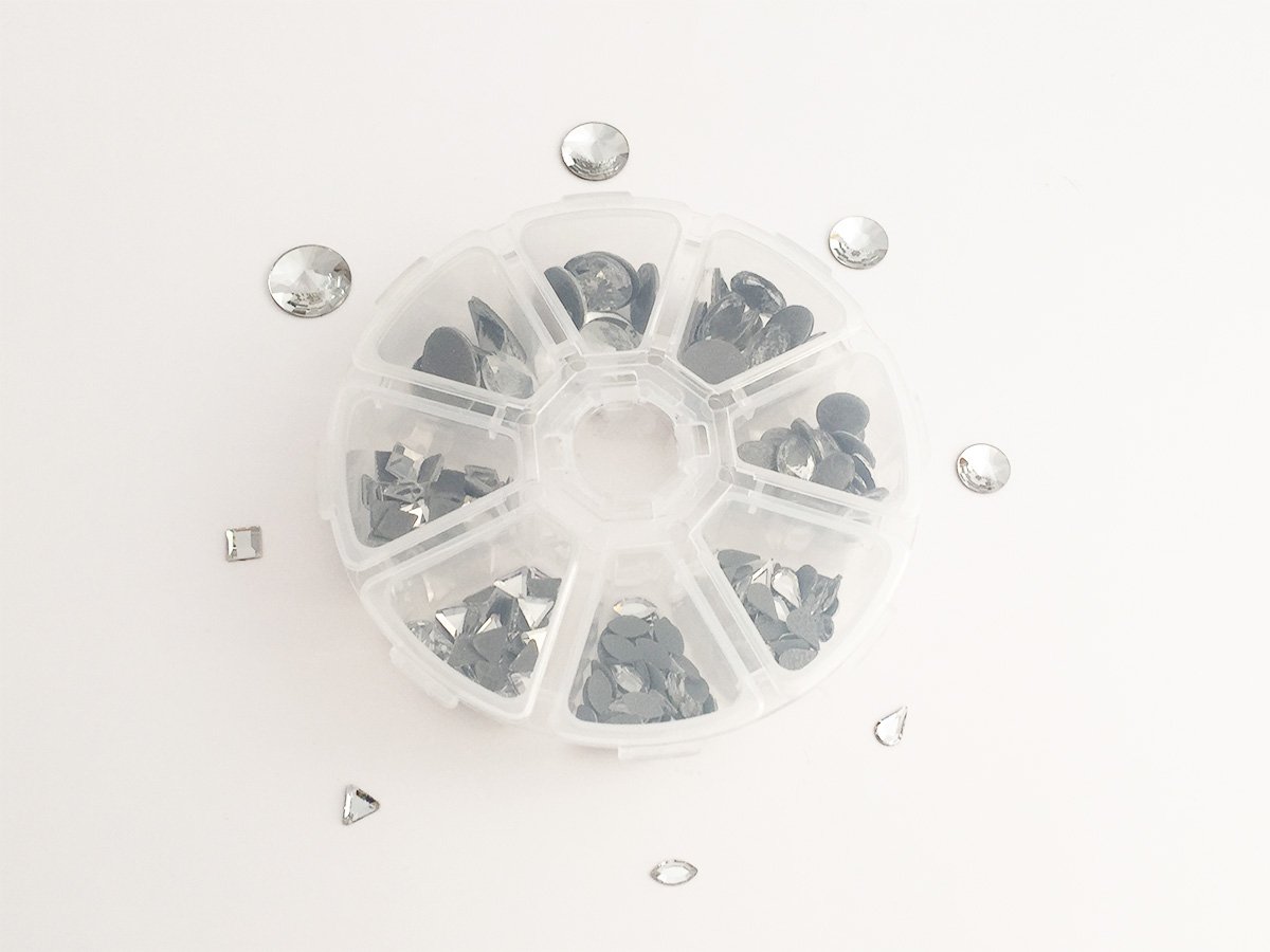 BOX STRASS TERMO FORME VARIE CRYSTAL