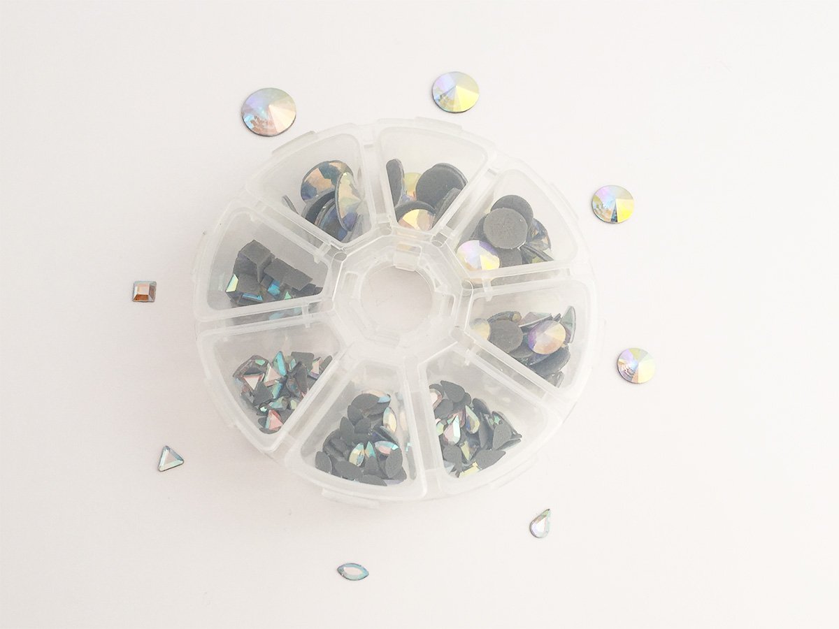 BOX STRASS TERMO FORME VARIE CRY AB