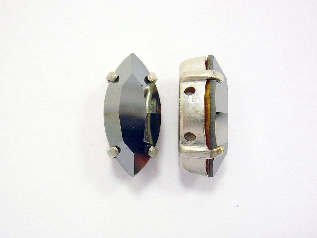 NAVETTA HEMATITE MM.15×7+BASE 2F NK