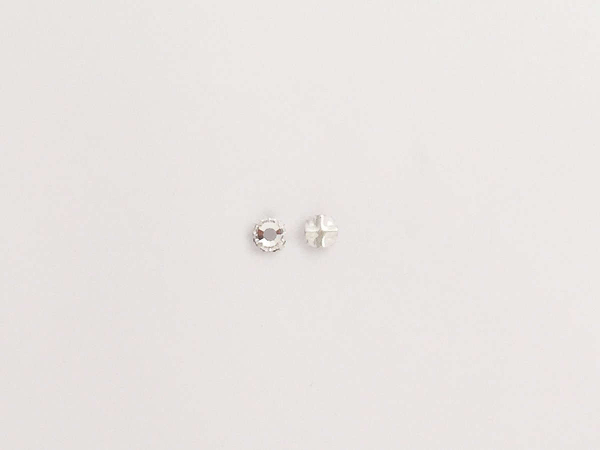 STRASS SS20 CRY+F/INCROC. SILVER