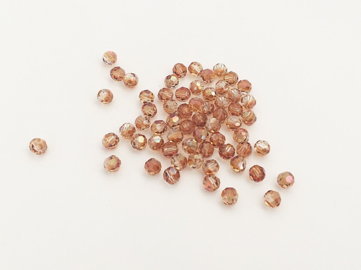 TONDO SFACCETTATO 5000 SWAROVSKI CRYSTAL COPPER 6 MM